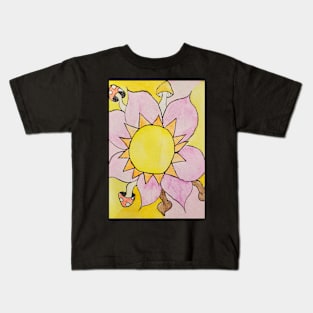 Flower and Fungi Kids T-Shirt